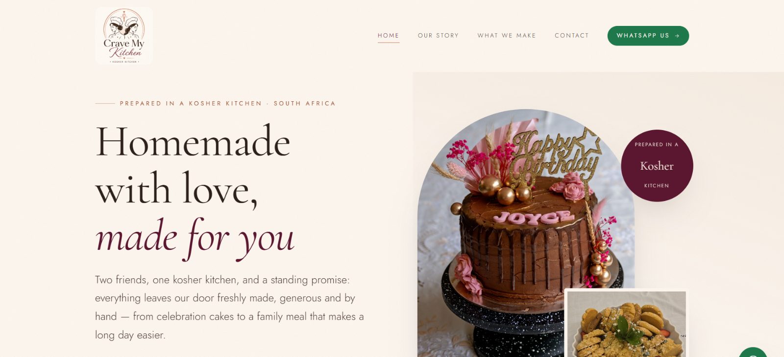 Crave My Kitchen on desktop