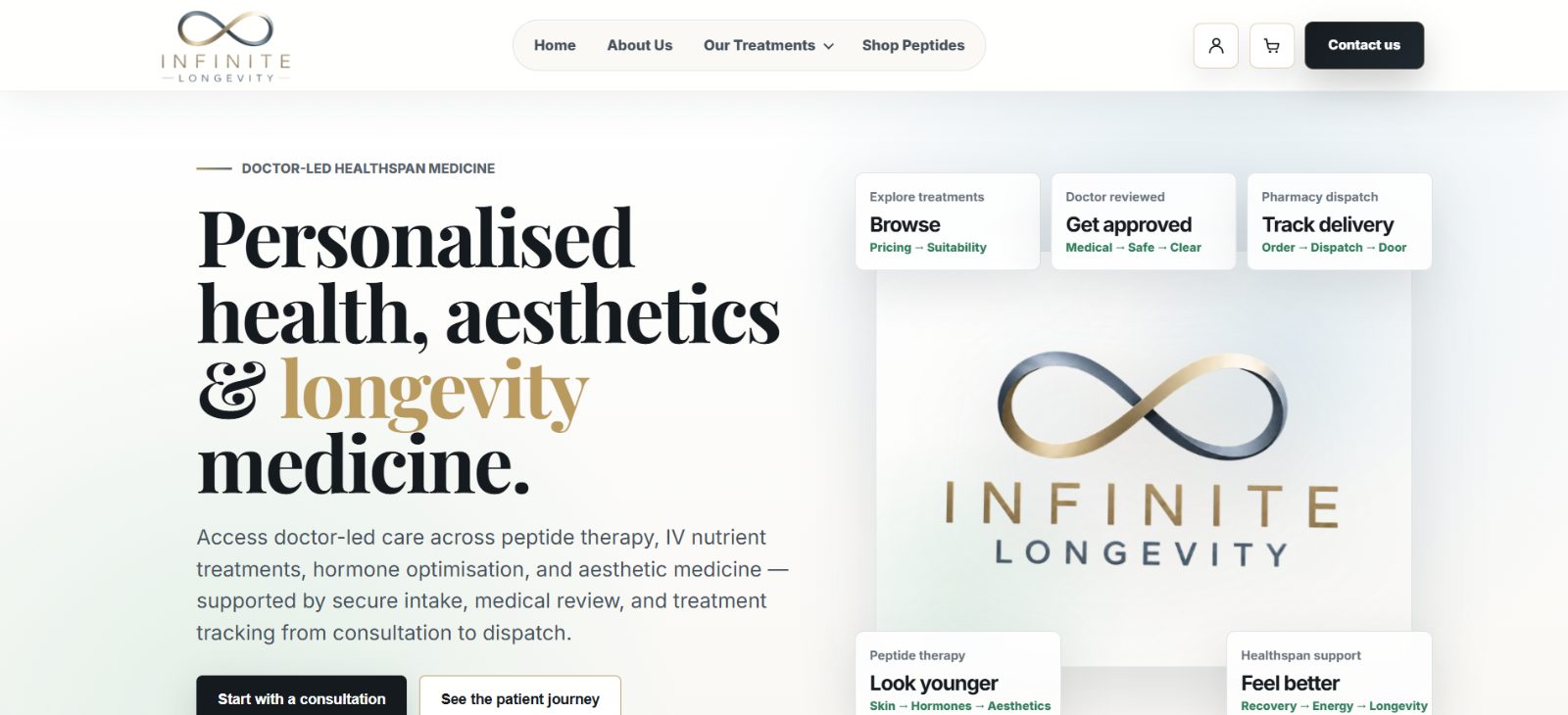 Infinite Longevity on desktop